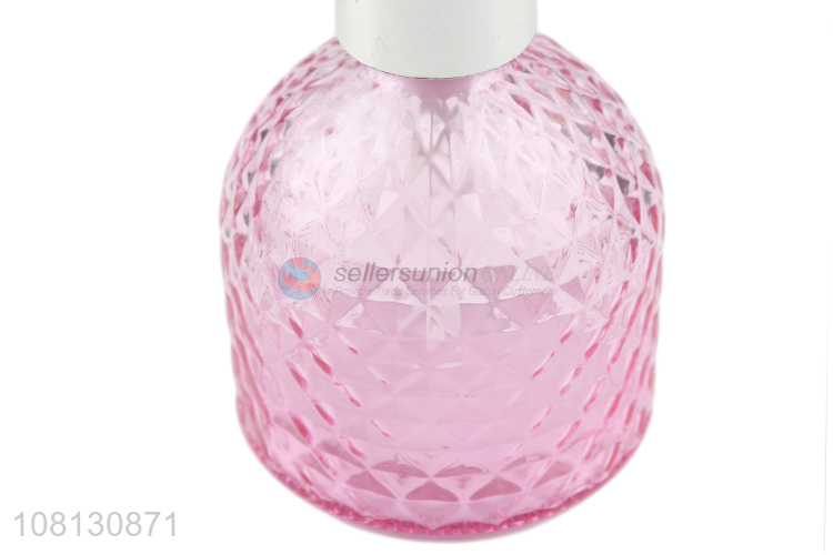 Online wholesale pink creative press lotion bottle for bath