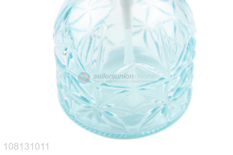 High quality transparent glass lotion bottle for household