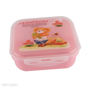 Most popular cute design plastic lunch box food container