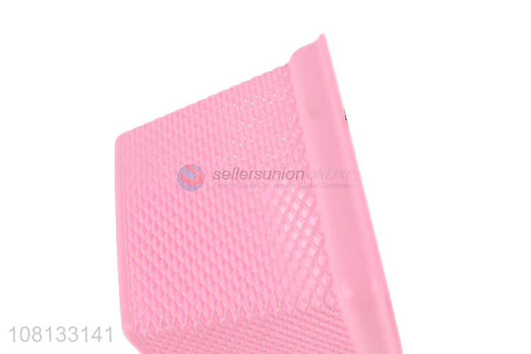 China wholesale pink plastic toilet brush with long handle