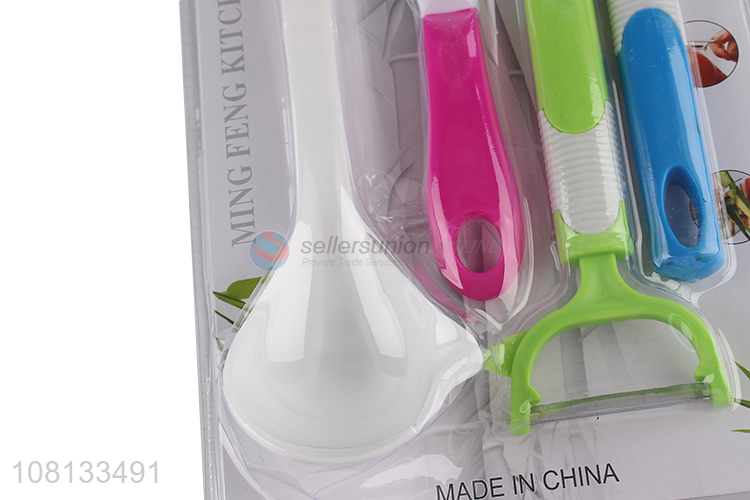 Wholesale from china 4pieces household kitchen gadget set fruit peeler