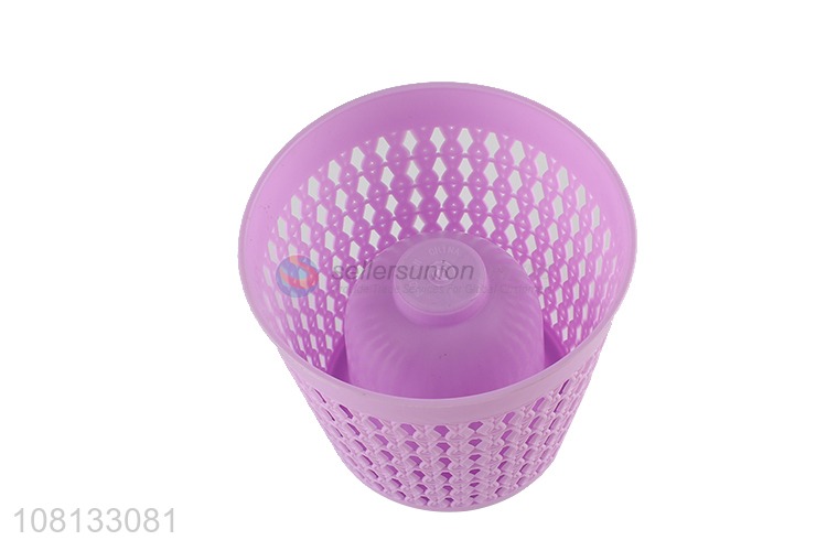Online wholesale purple plastic toilet brush for household