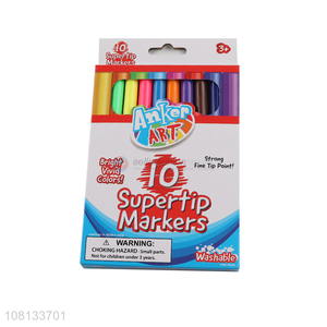 Most popular 12colors washable kids painting watercolors pen
