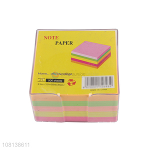 Popular product custom logo colored sticky note pads