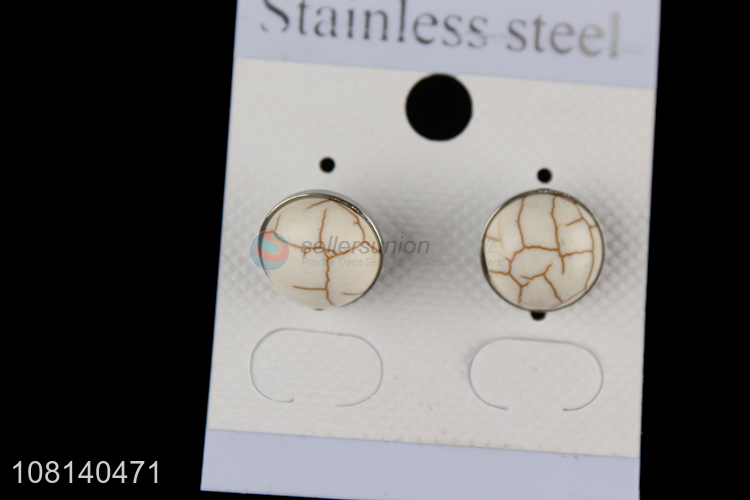 Factory supply fashion design stainless steel ear studs
