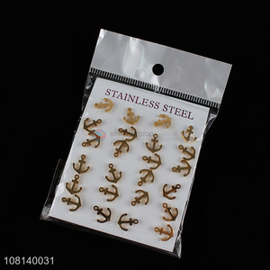 Top selling decorative women jewelry ear studs wholesale