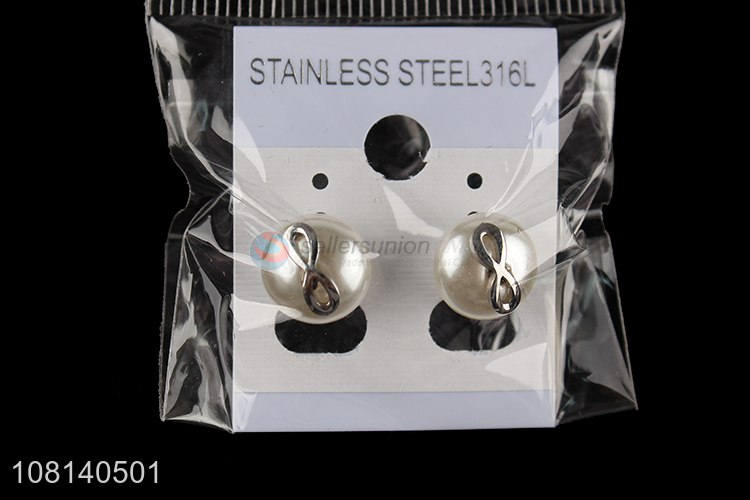 Factory price fashionable stainless steel ear studs earrings