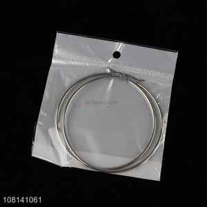 Cheap price stainless steel hoop earrings for jewelry