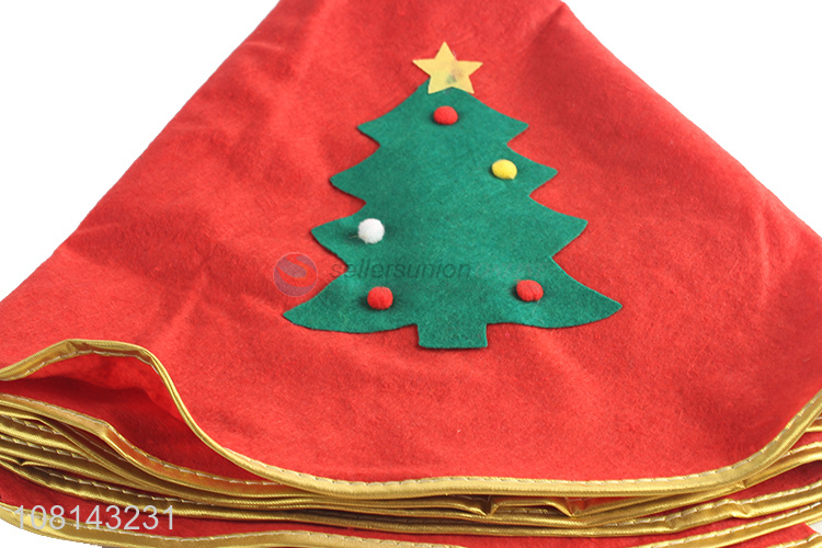 Hot sale Christmas decoration non-woven Christmas tree skirt