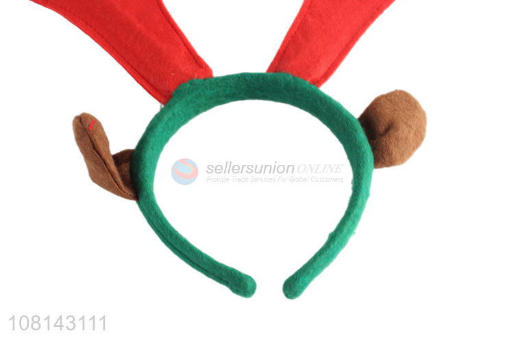 Wholesale Christmas reindeer antler hair hoop for women and girls