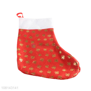 Good quality non-woven Christmas stocking for home decoration