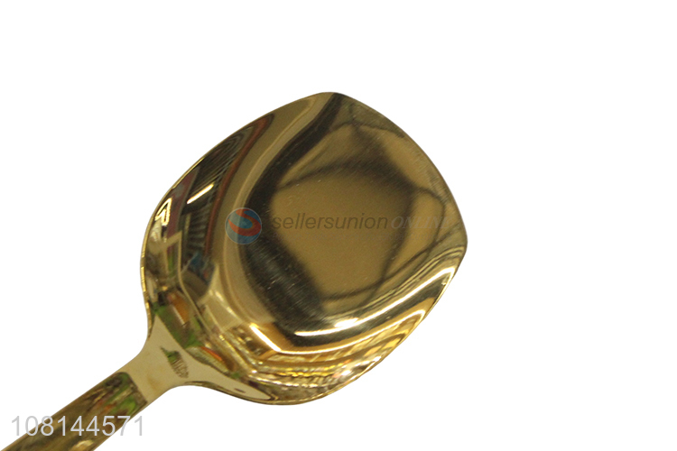 New style golden creative stainless steel spatula