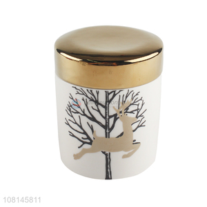 High Quality Fashion Ceramic Sugar/Tea Storage Jar Seal Pot