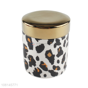 Best Selling Pantherine Jar Seal Pot Ceramic Storage Jars