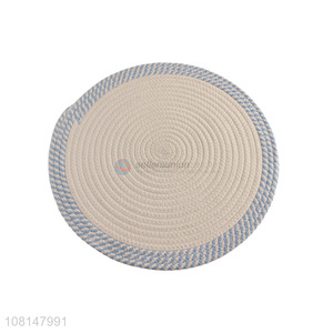 China imports heat resistant round woven placemat for decoration