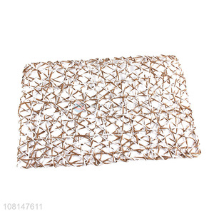 Recent design anti-scald anti-slip paper string woven placemats