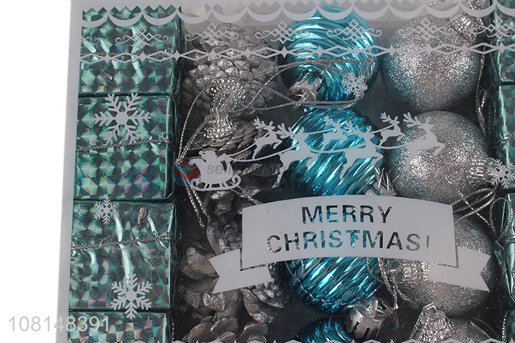 Custom Christmas Hanging Ornaments Mini Gift Box Christmas Ball Set