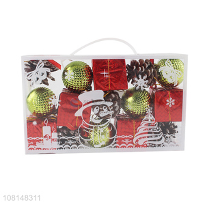 Custom Christmas Balls Pine cones Mini Gift Box For Christmas Decoration