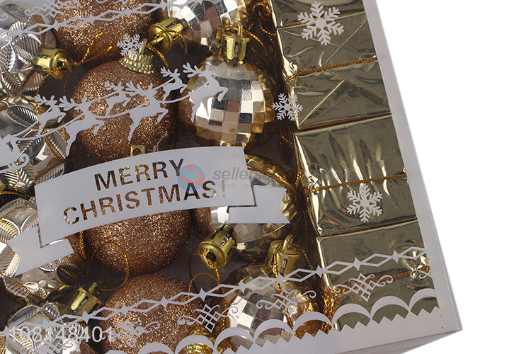 Good Price Gold Christmas Balls Mini Gift Box For Christmas Decoration