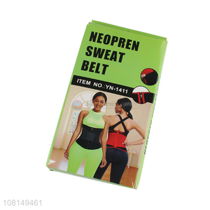 Good quality women neoprene sweat belt corset waist trimmer belt