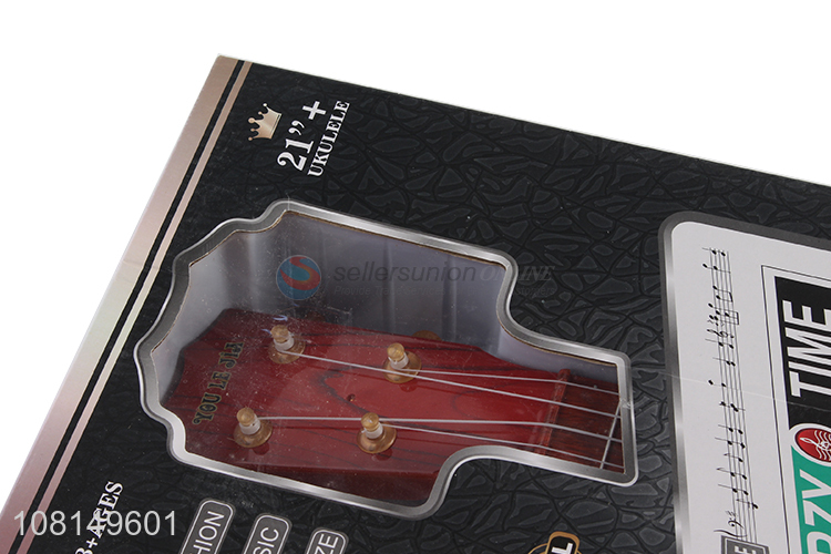 Wholesale 4 strings kids ukulele mini guitar toy for toddlers