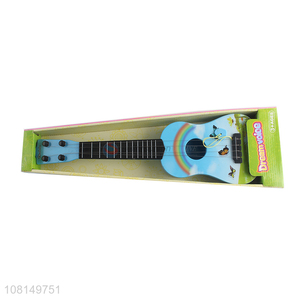 New arrival 4 strings mini guitar ukulele toy for preschoolers