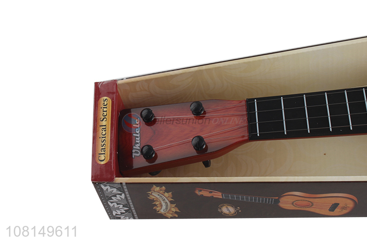 New arrival kids educational toy 4 strings ukulele for beginner