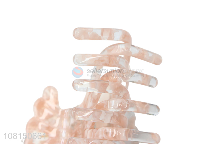 Latest Large Acetate Hairpin Hair Catch Hair Claw Clips