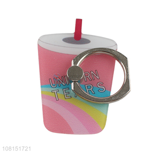 China factory creative mobile phone holder with metal ring