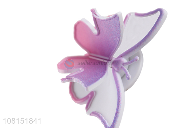 New products purple butterfly holder folding phone holder