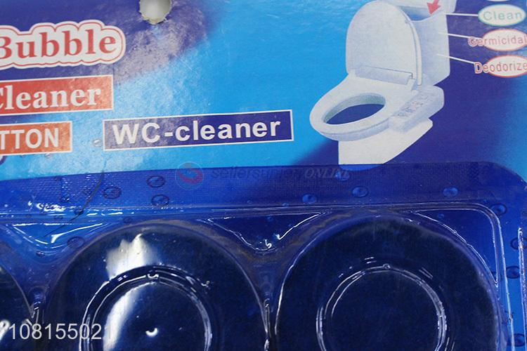 Flush Strong Cleaning Power Blue Bubble Toilet Bowl Cleaner