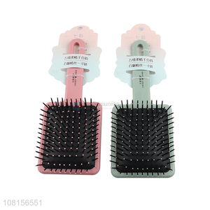 Hot selling multicolor air cushion massage hair comb for women