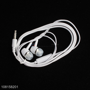 New arrival wired in-ear earbud headphones with mic