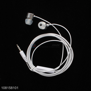 Wholesale fashion wired in-ear earbud headphones with mic