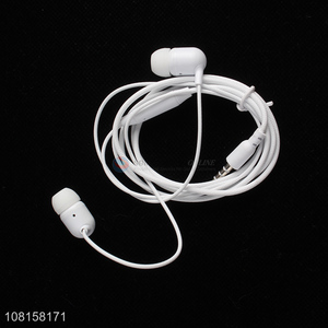 Wholesale stereo wired in-ear earphones with microphone