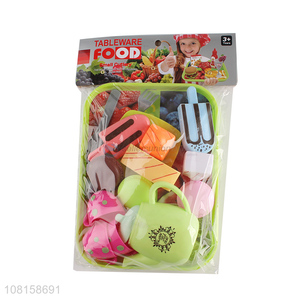 Wholesale pretend play kitchen food toy for children