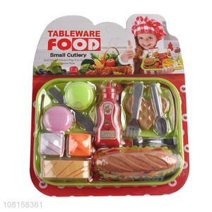 Good sale plastic pretend play kitchen food toys