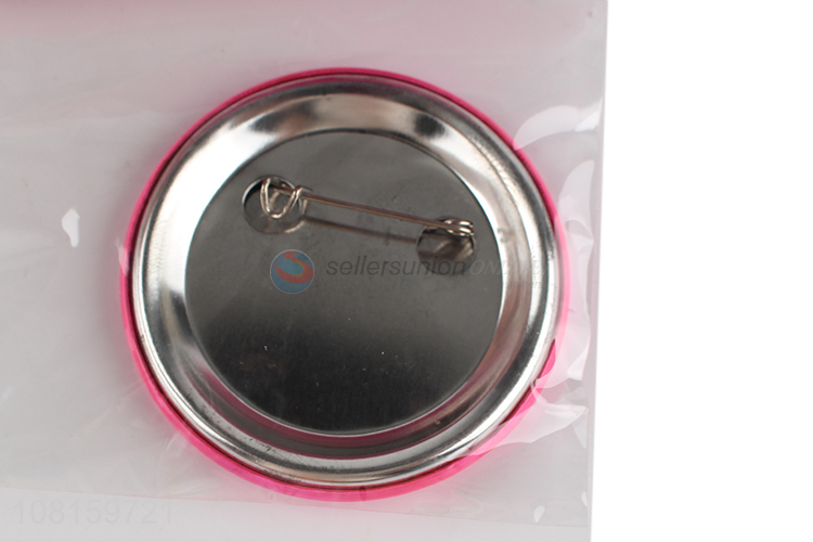 Good Quality Safety Reflective Tinplate Button Badges