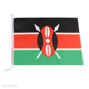 Latest products football sports mini country flags hand flags