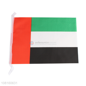 Good selling party durable mini country flags hand flags