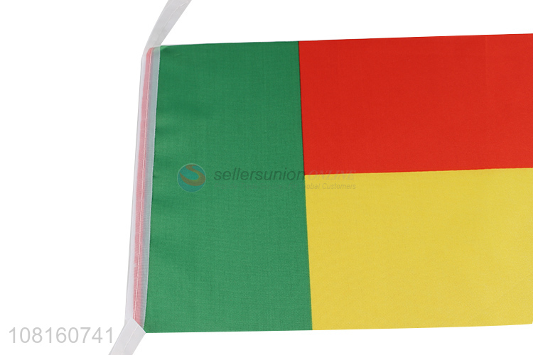 Cheap price polyester world cup mini national flags hand flags