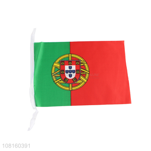 Popular products polyester world cup mini hand national flags