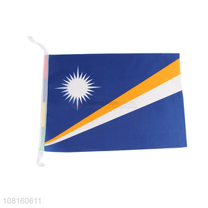 Factory price football world cup mini national flags for sale