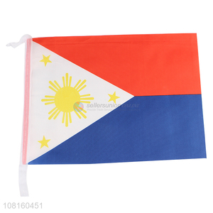 Factroy wholesale polyester mini country flags hand flags