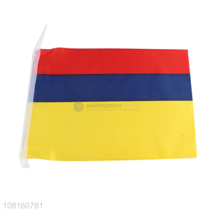 China factory world cup football mini hand shaking flags