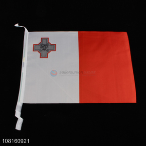 Low price sports event mini hand shaking flags for sale