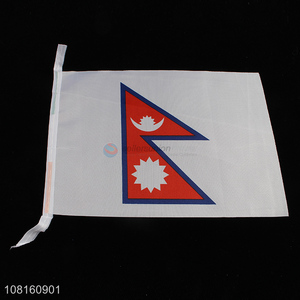 Hot products football sports mini hand held flags national flags