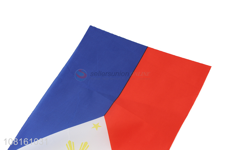 High Quality Mini National Flag Hand Waving Flag With Plastic Pole