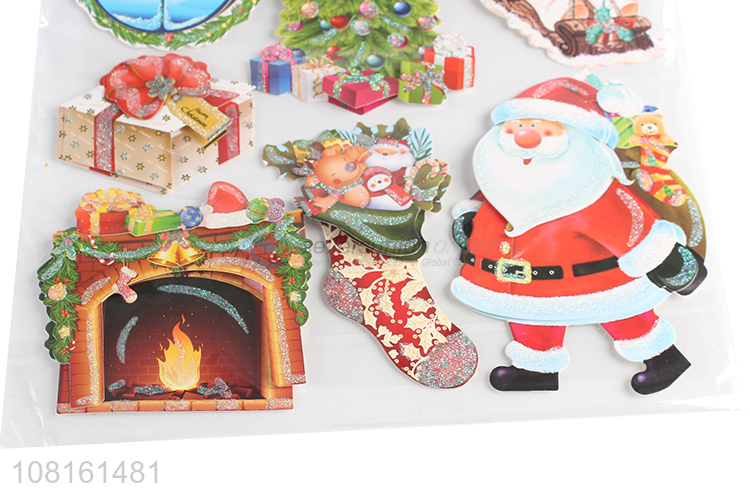 Good quality cute festival stickers christmas decorative stickers