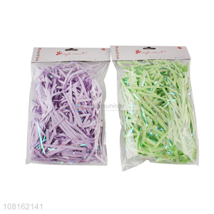 Good quality color crinkle paper shred for gift box filling